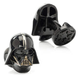 Star Wars Darth Vader Satin Black 3DCufflinks - Cufflinks.com - Flyclothing LLC