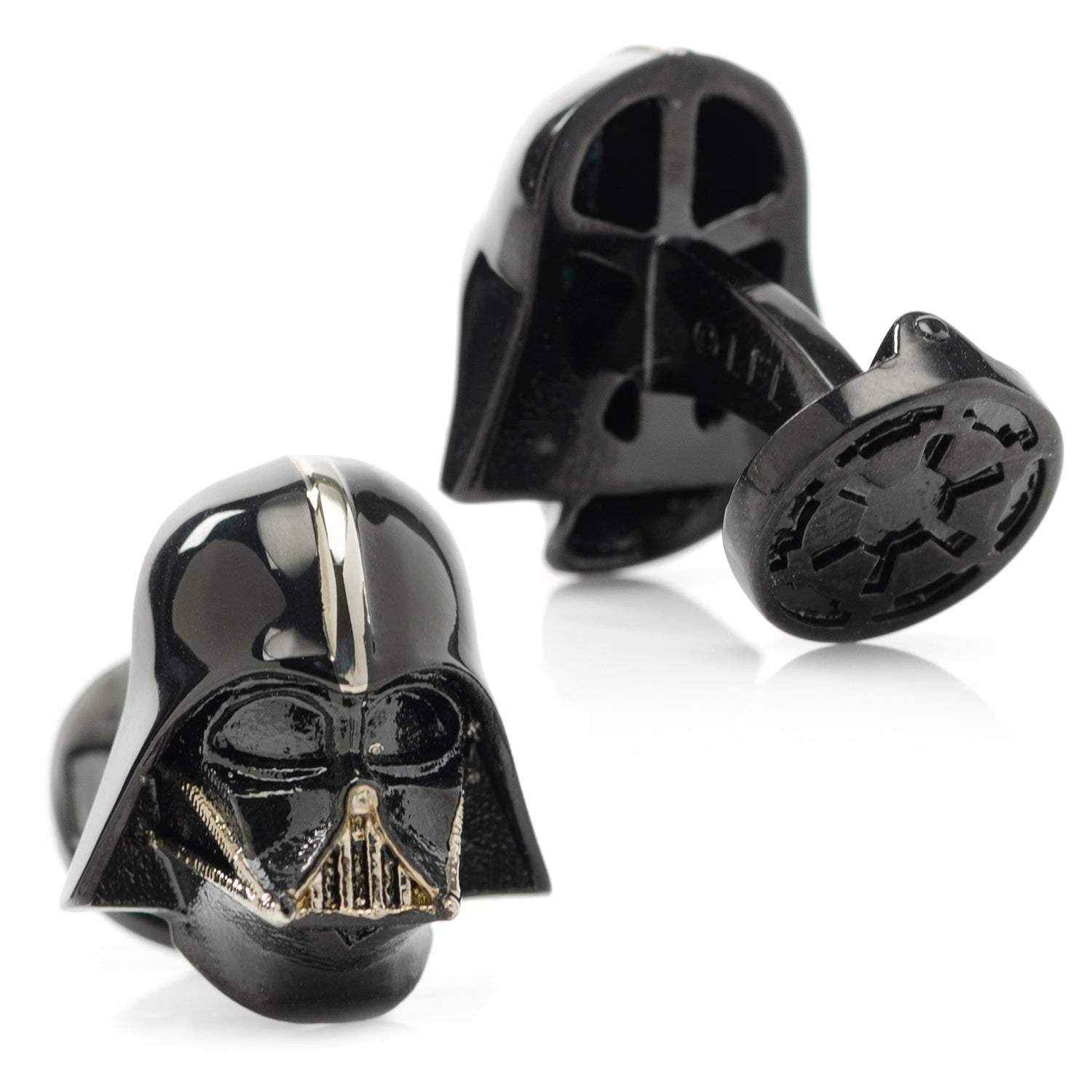 Star Wars Darth Vader Satin Black 3DCufflinks - Cufflinks.com - Flyclothing LLC