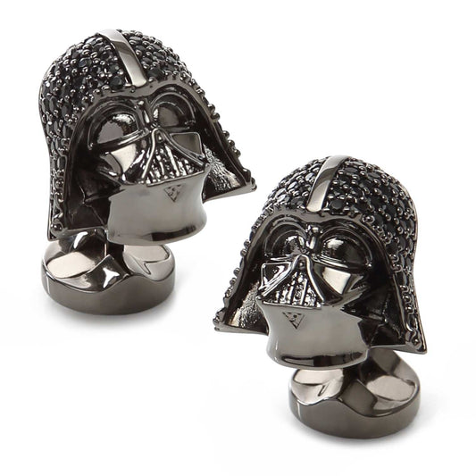 Star Wars Darth Vader Crystal 3D Cufflinks - Cufflinks.com - Flyclothing LLC