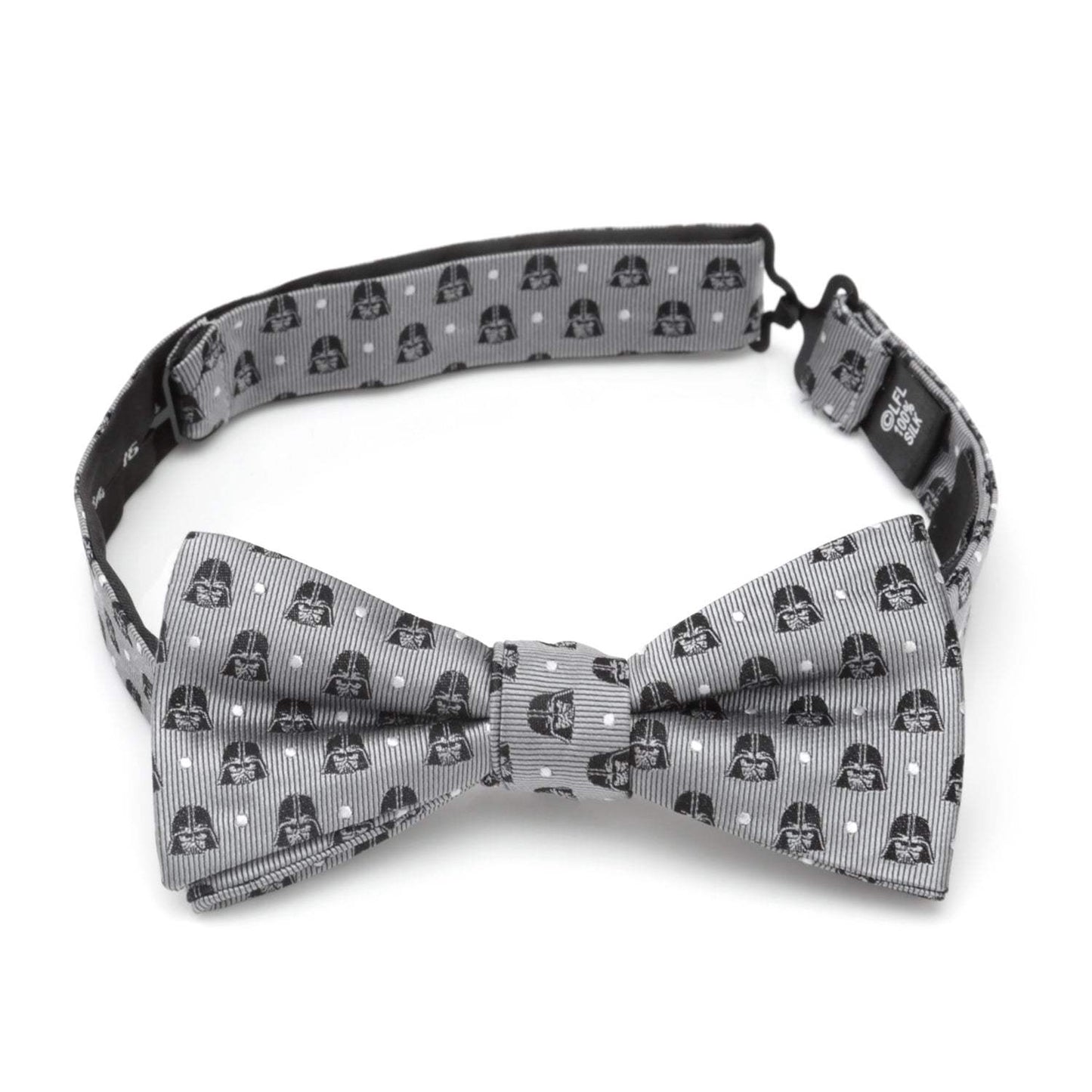 Star Wars Darth Vader Gray Polka Dot Bow Tie and Pocket Square Gift Set - Cufflinks.com - Flyclothing LLC
