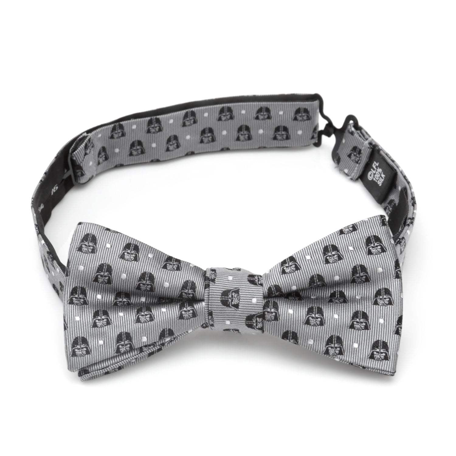 Star Wars Darth Vader Gray Polka Dot Bow Tie and Pocket Square Gift Set - Cufflinks.com - Flyclothing LLC