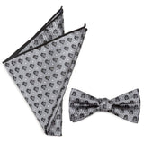 Star Wars Darth Vader Gray Polka Dot Bow Tie and Pocket Square Gift Set - Cufflinks.com - Flyclothing LLC
