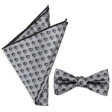 Star Wars Darth Vader Gray Polka Dot Bow Tie and Pocket Square Gift Set - Cufflinks.com - Flyclothing LLC