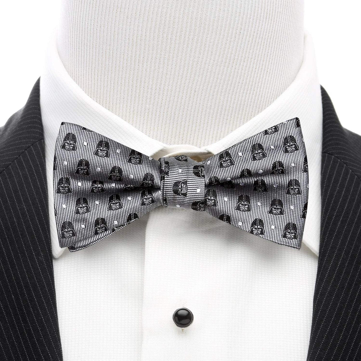 Star Wars Darth Vader Gray Polka Dot Bow Tie - Cufflinks.com - Flyclothing LLC