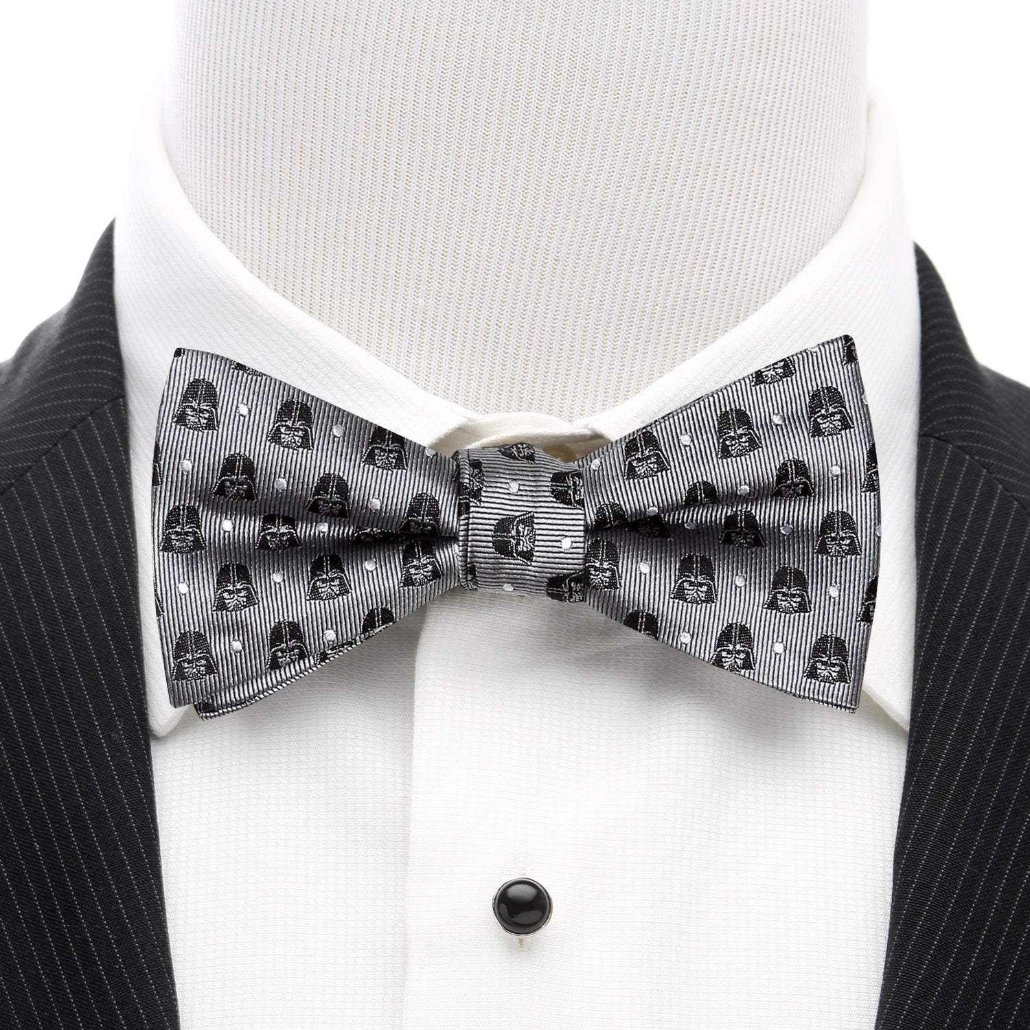 Star Wars Darth Vader Gray Polka Dot Bow Tie - Cufflinks.com - Flyclothing LLC