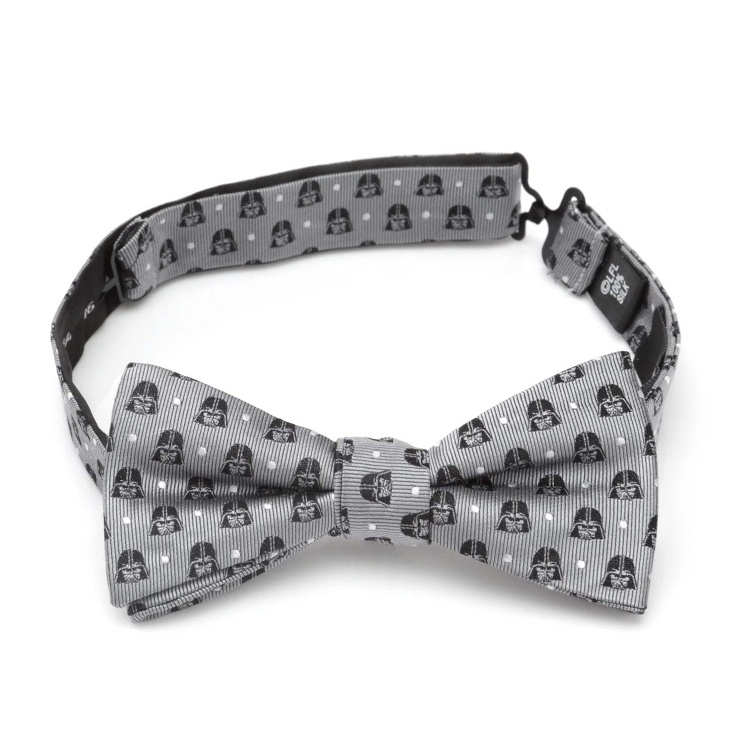 Star Wars Darth Vader Gray Polka Dot Bow Tie - Cufflinks.com - Flyclothing LLC