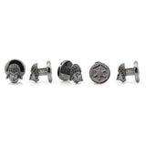 Star Wars Darth Vader Crystal 3D Cufflinks and 5-Stud Set - Cufflinks.com - Flyclothing LLC