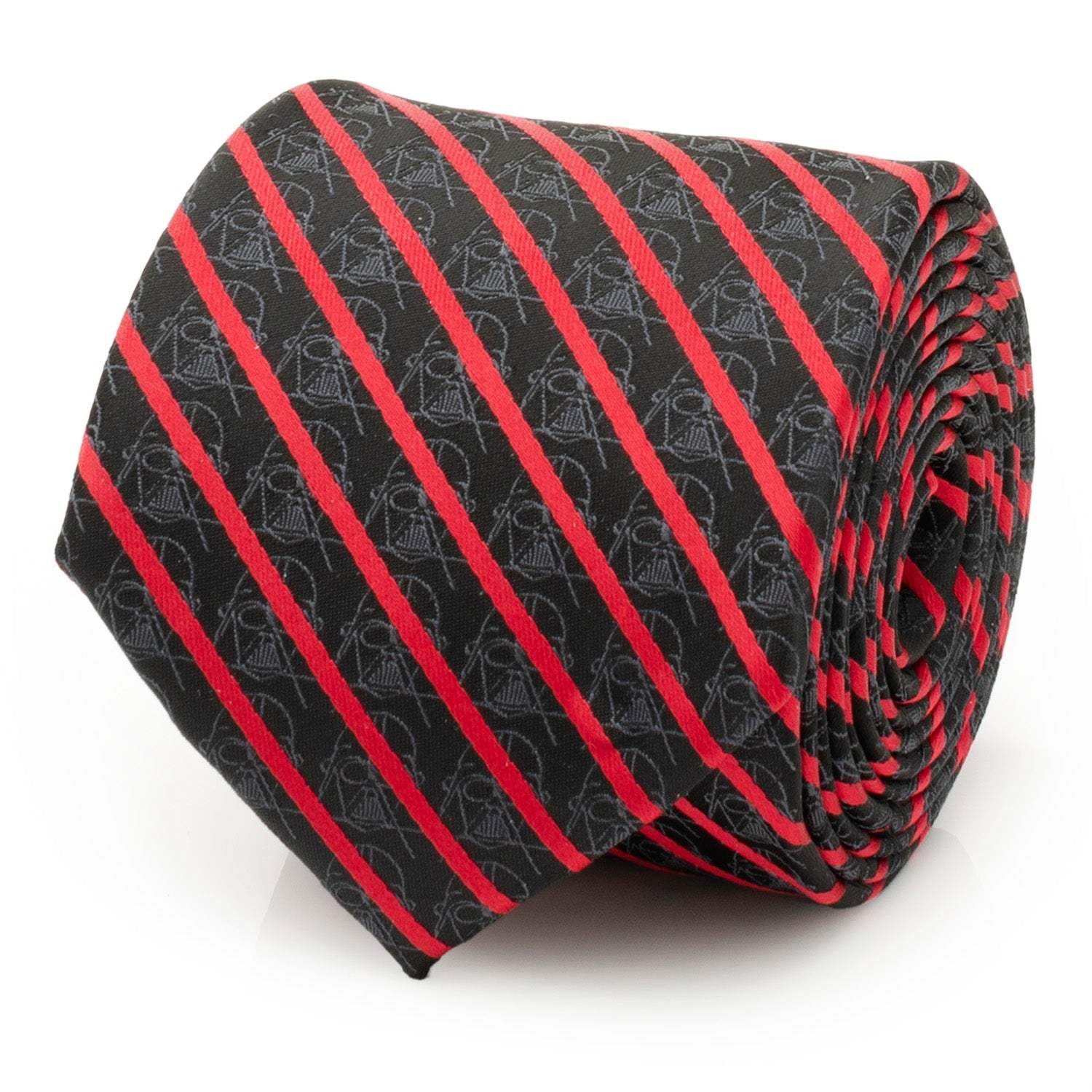 Star Wars Darth Vader Red and Black Striped Tie - Cufflinks.com - Flyclothing LLC