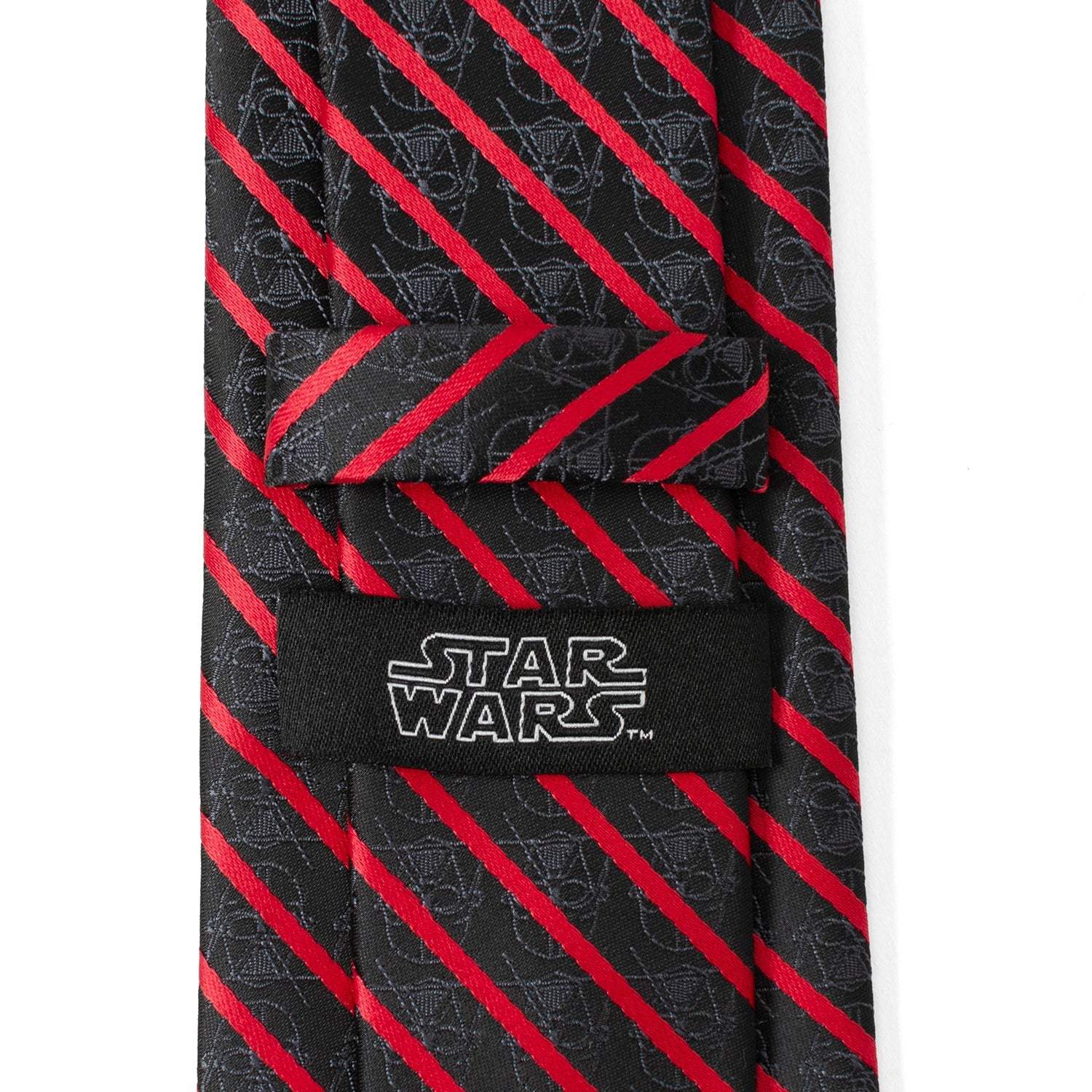 Star Wars Darth Vader Red and Black Striped Tie - Cufflinks.com - Flyclothing LLC