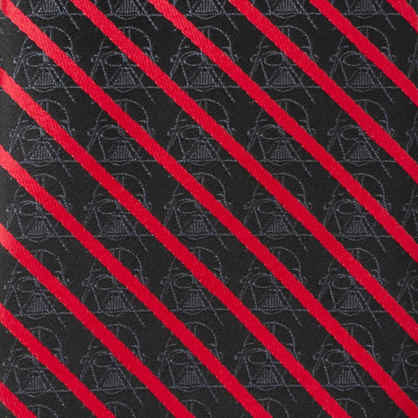 Star Wars Darth Vader Red and Black Striped Tie - Cufflinks.com - Flyclothing LLC
