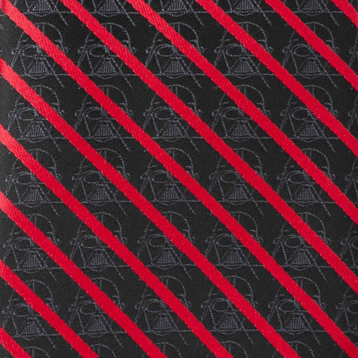 Star Wars Darth Vader Red and Black Striped Tie - Cufflinks.com - Flyclothing LLC