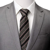Star Wars Darth Vader Black and Gray Striped Tie - Cufflinks.com - Flyclothing LLC