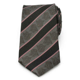 Star Wars Darth Vader Black and Gray Striped Tie - Cufflinks.com - Flyclothing LLC