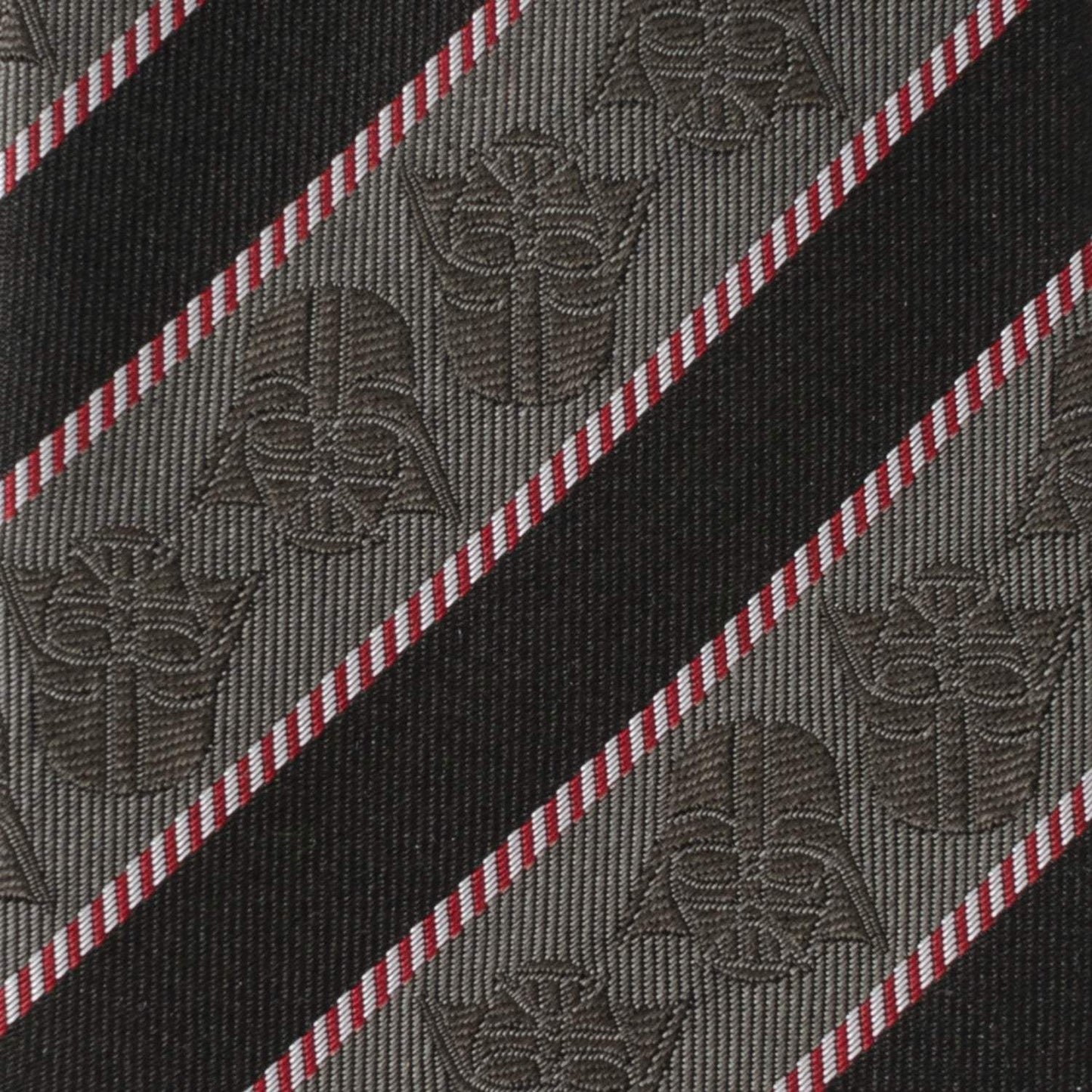 Star Wars Darth Vader Black and Gray Striped Tie - Cufflinks.com - Flyclothing LLC
