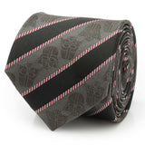 Star Wars Darth Vader Black and Gray Striped Tie - Cufflinks.com - Flyclothing LLC