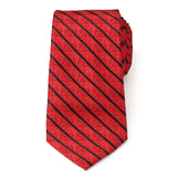 Star Wars Darth Vader Red and Black Striped Tie - Cufflinks.com - Flyclothing LLC