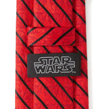 Star Wars Darth Vader Red and Black Striped Tie - Cufflinks.com - Flyclothing LLC