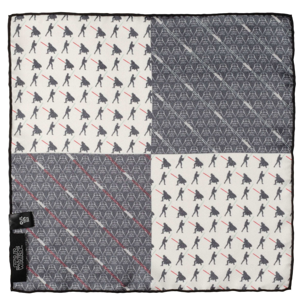 Star Wars Darth Vader and Luke Skywalker LIGHTSABER Battle Pocket Square - Cufflinks.com - Flyclothing LLC