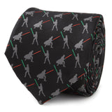Star Wars Darth Vader and Luke Skywalker LIGHTSABER Battle Black Tie