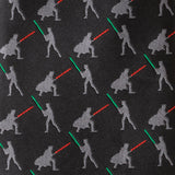 Star Wars Darth Vader and Luke Skywalker LIGHTSABER Battle Black Tie