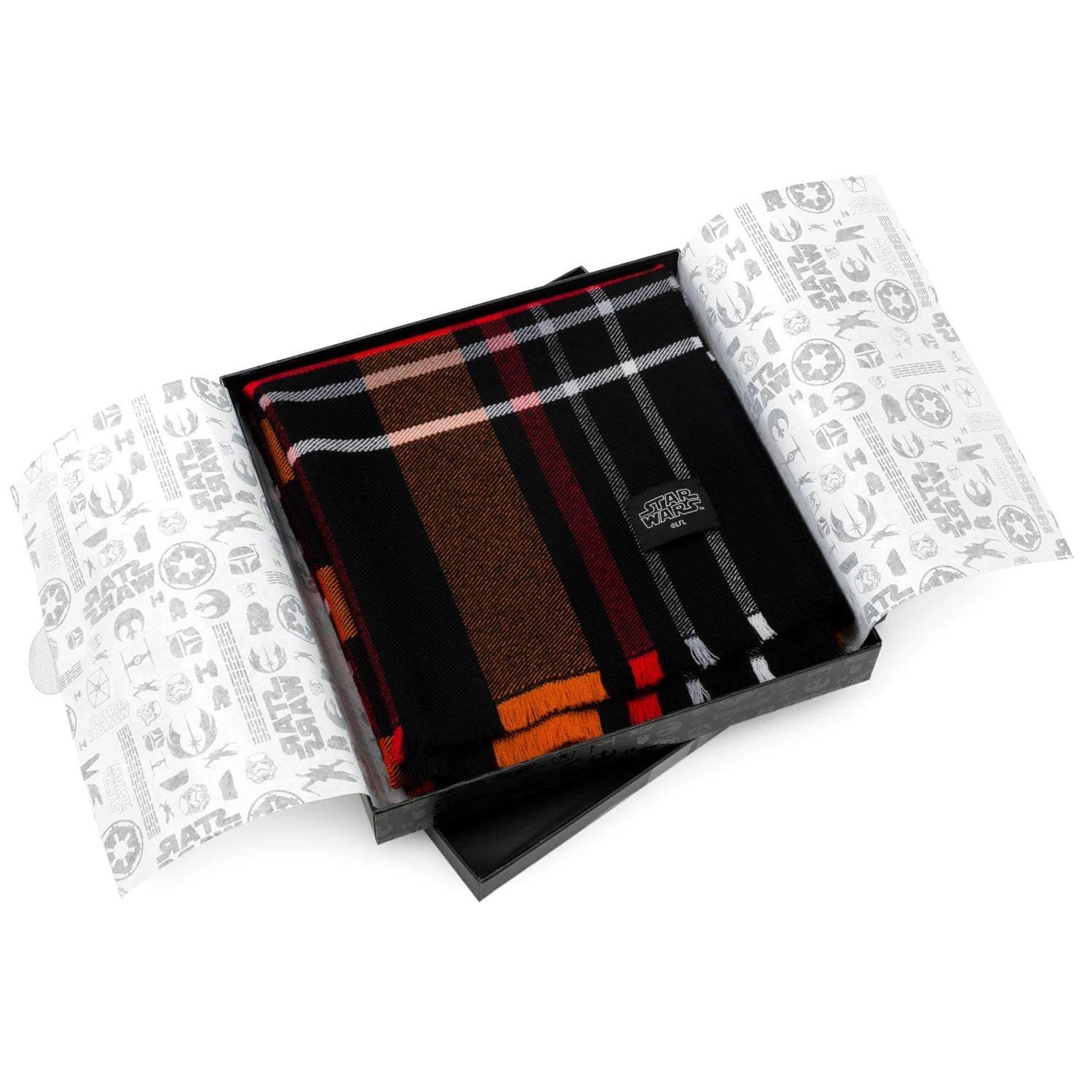 Star Wars Darth Vader Black Tartan Scarf - Cufflinks.com - Flyclothing LLC