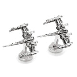 Star Wars X-Wing 3D Cufflinks - Cufflinks.com - Flyclothing LLC