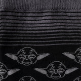 Star Wars Yoda Black Charcoal Dress Socks and Jedi Crest Lapel Pin Gift Set