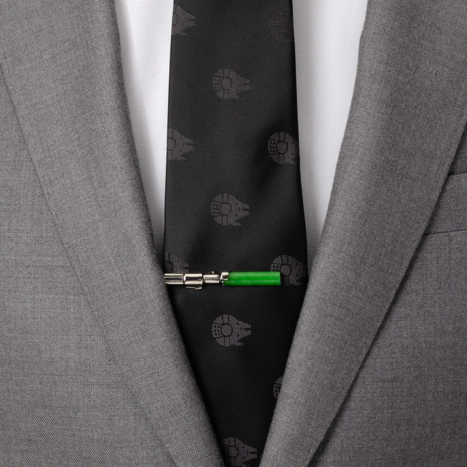 Star Wars Yoda LIGHTSABER Tie Clip - Cufflinks.com - Flyclothing LLC