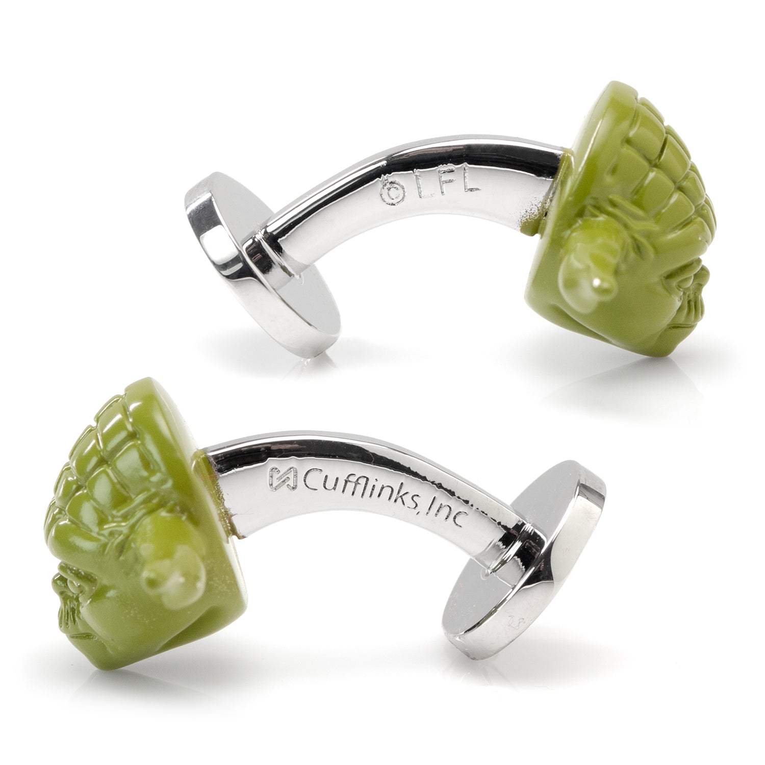 Star Wars Yoda 3D Cufflinks - Cufflinks.com - Flyclothing LLC