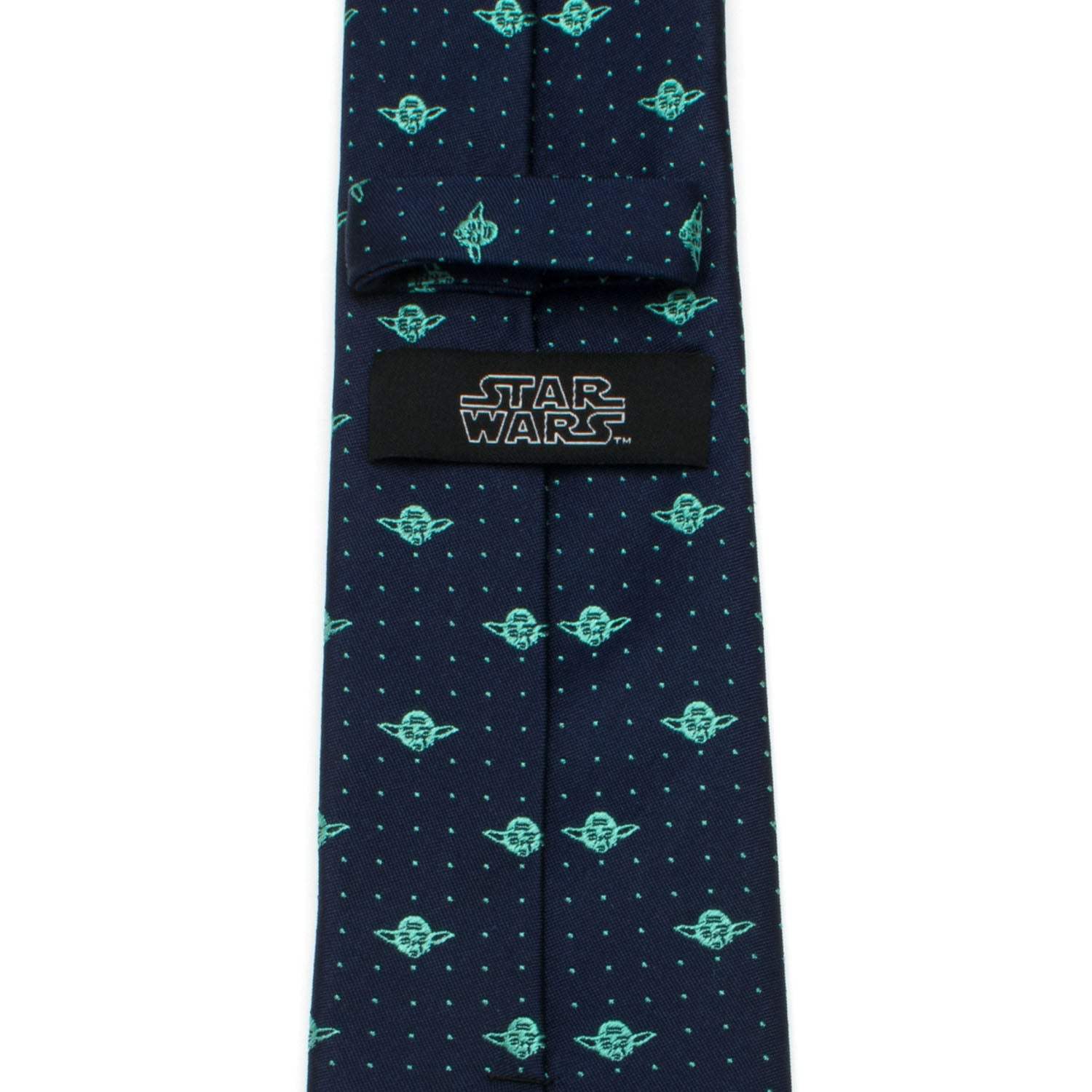 Star Wars Yoda Dotted Navy Tie - Cufflinks.com - Flyclothing LLC