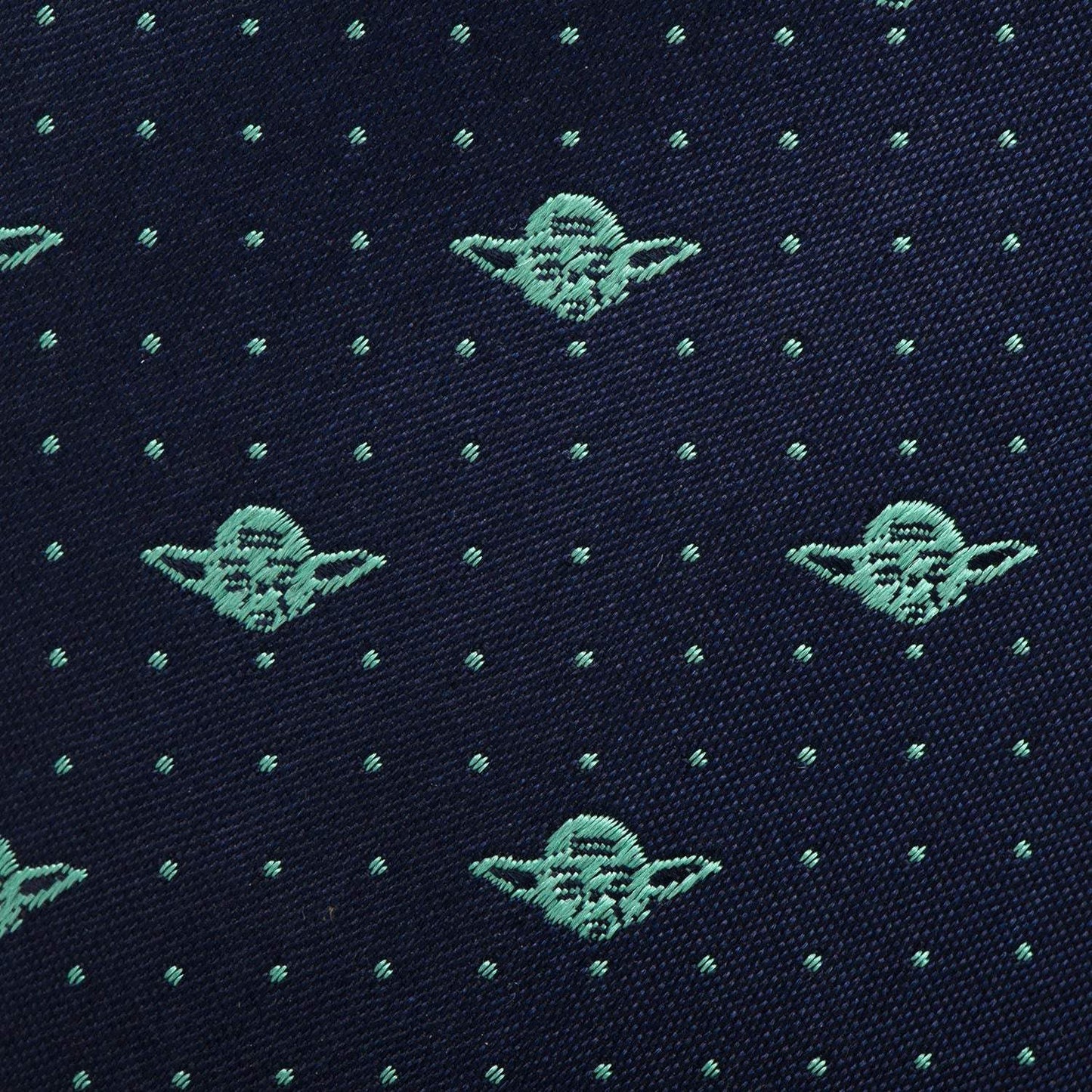 Star Wars Yoda Dotted Navy Tie - Cufflinks.com - Flyclothing LLC