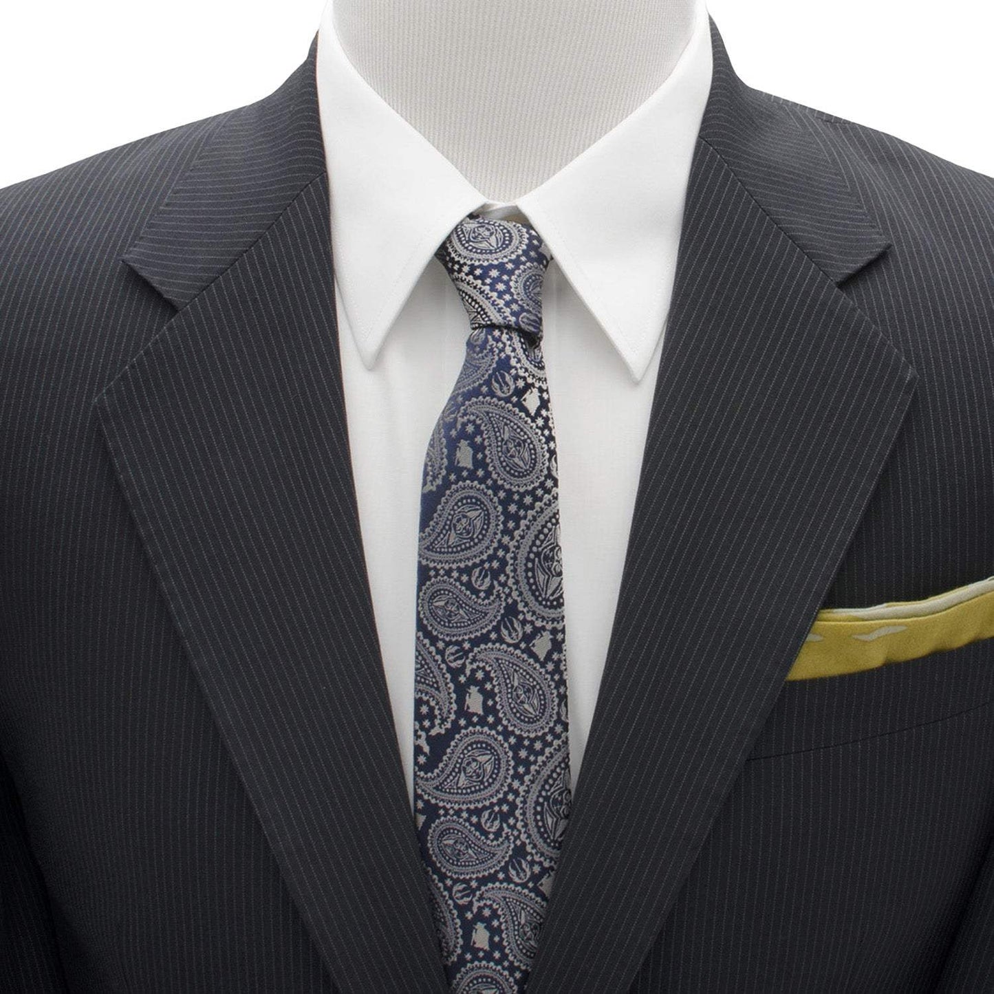 Star Wars Yoda Navy Paisley Tie - Cufflinks.com - Flyclothing LLC