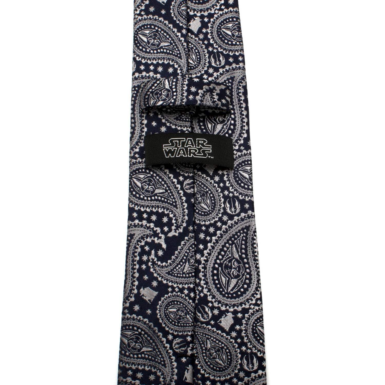 Star Wars Yoda Navy Paisley Tie - Cufflinks.com - Flyclothing LLC