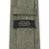 Star Wars Yoda Sage Green Silk Tie