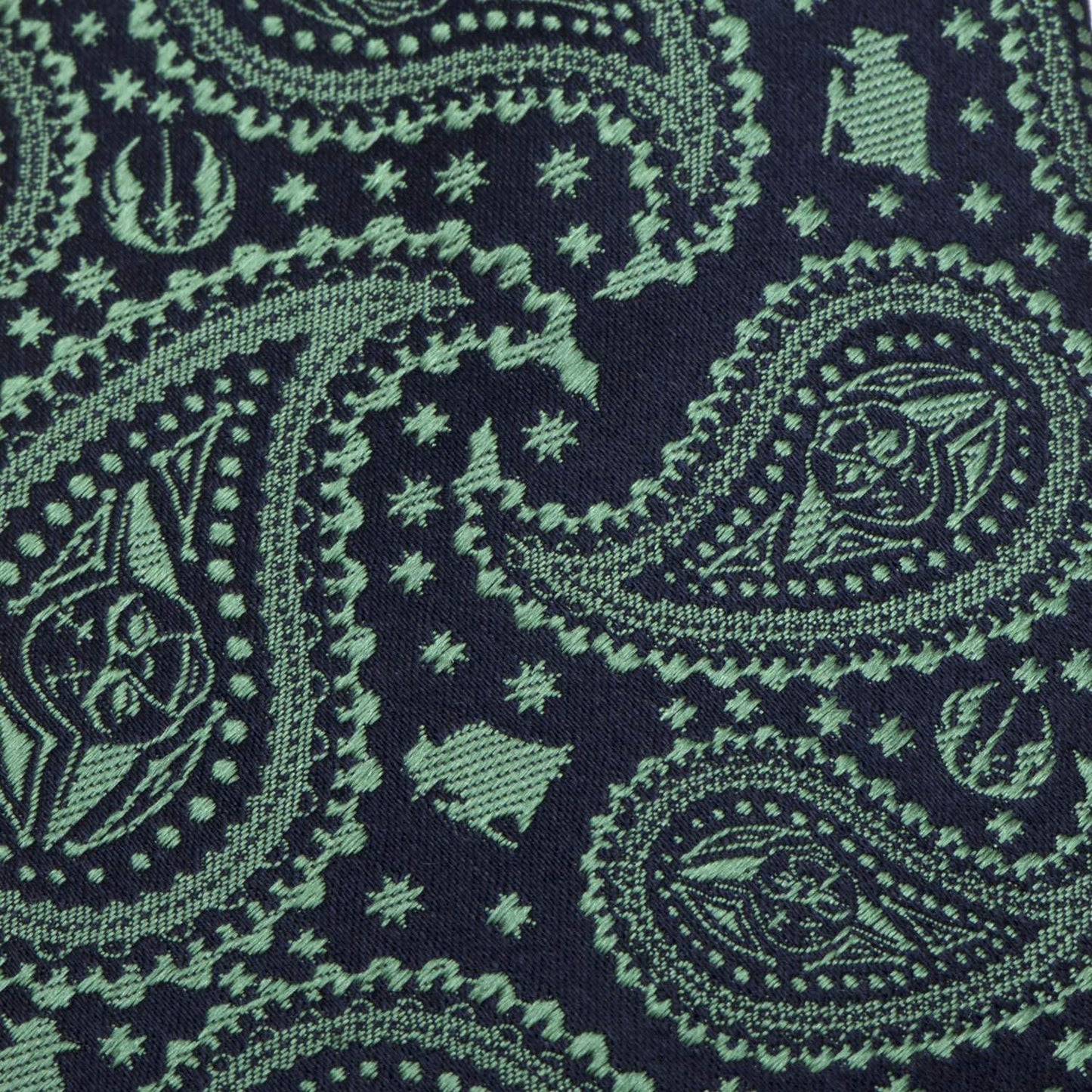 Star Wars Yoda Green and Blue Paisley Tie - Cufflinks.com - Flyclothing LLC