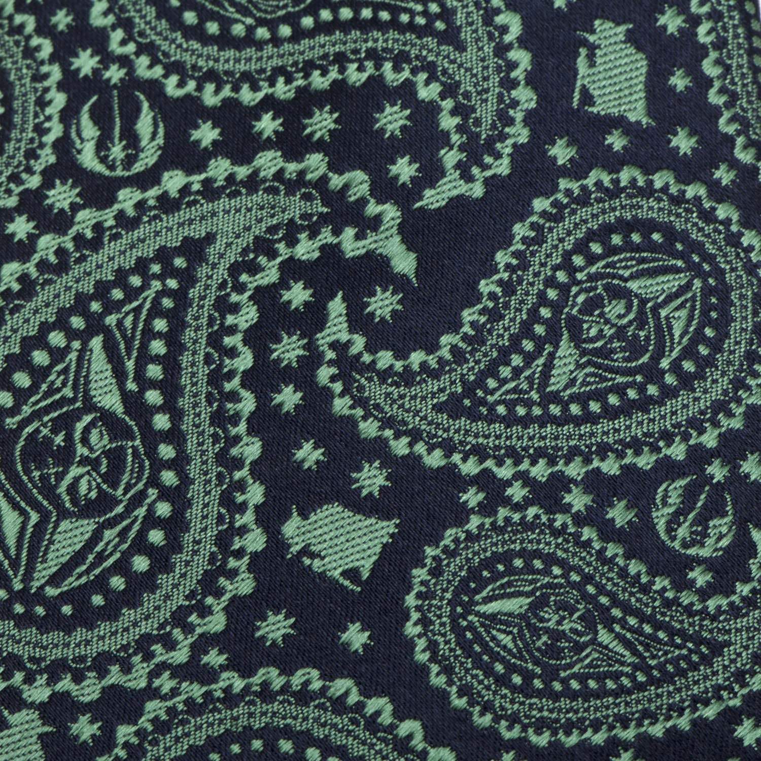 Star Wars Yoda Green and Blue Paisley Tie - Cufflinks.com - Flyclothing LLC