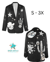 Baha Ranch Rhinestone Cowgirl Yeehaw Blazer