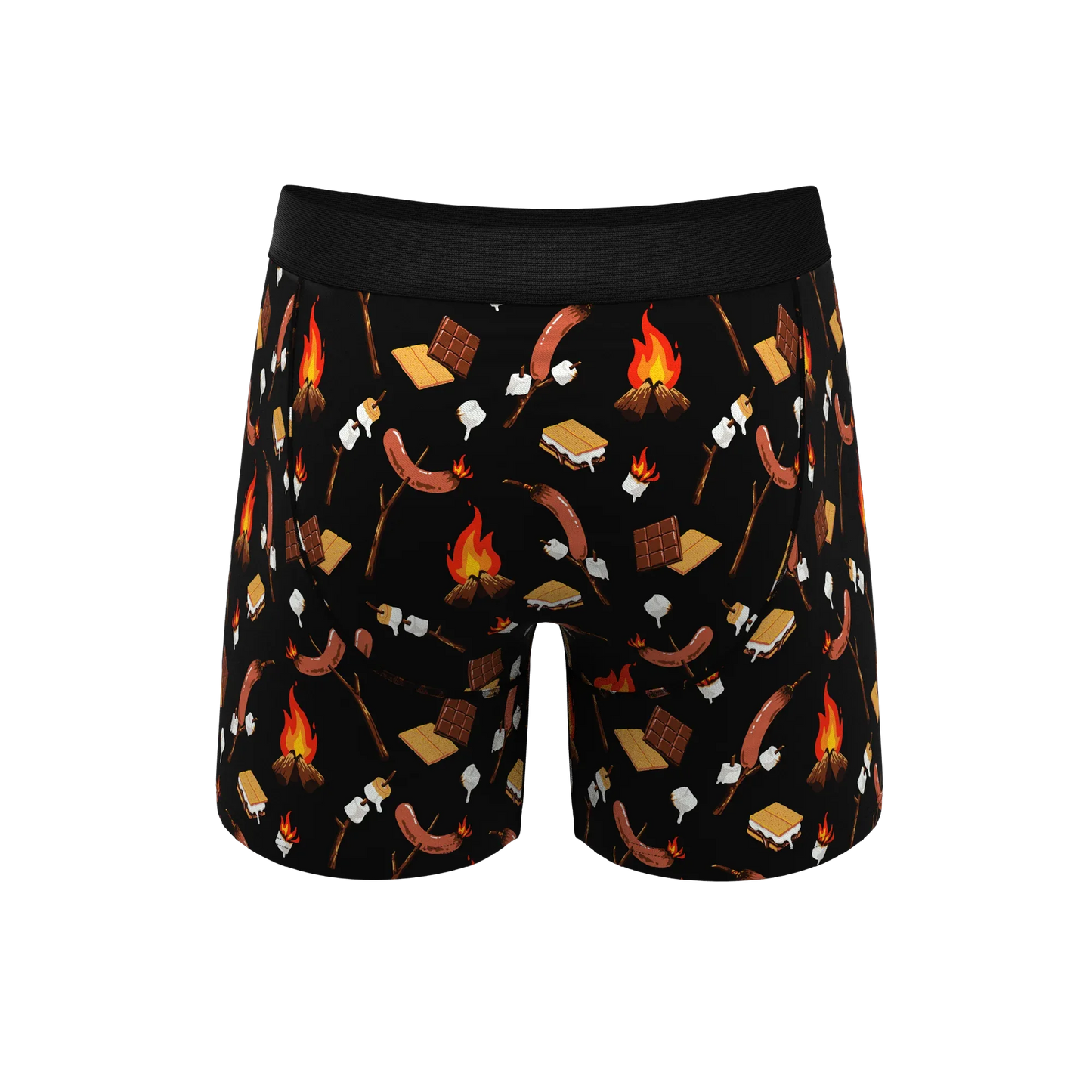 The S'more The Merrier | Campfire Ball Hammock® Pouch Underwear With Fly - Shinesty - Flyclothing LLC