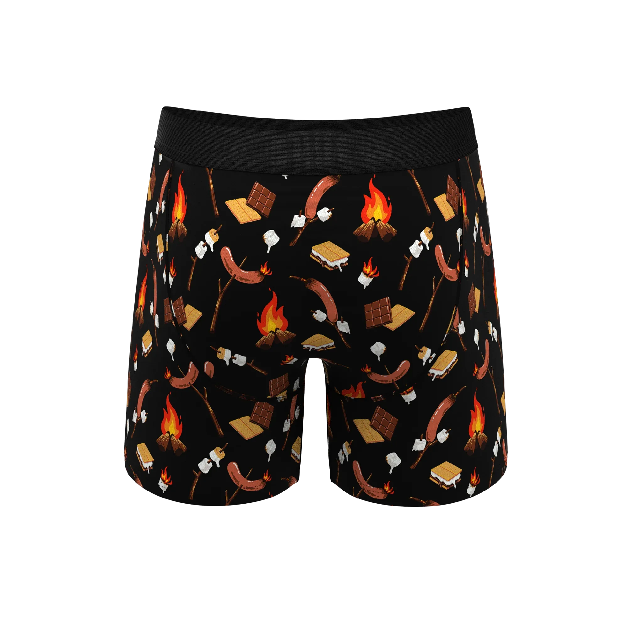 The S'more The Merrier | Campfire Ball Hammock® Pouch Underwear With Fly - Shinesty - Flyclothing LLC