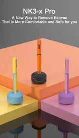 Ear Cleaner with Camera Set HD Ear Sticks Otoscope USB C Charging Endoscope Wax Removal Tool Earpick Ear Cleaning Set NK3 Pro - ZeeBelle.com - Flyclothing LLC