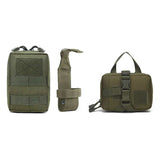 3Pcs Dog Tactical Bags Attaching on Harness Vest 2Pcs Pouch Molles and 1 Belt Bottle Holder Waist Military Training Carrier - ZeeBelle.com - Flyclothing LLC