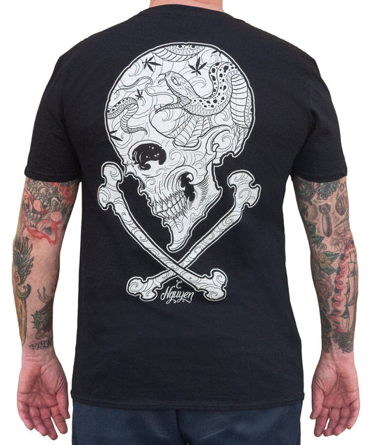 Christian Nguyen Sacred Skull Men's T-Shirt - Lowbrow Art Company