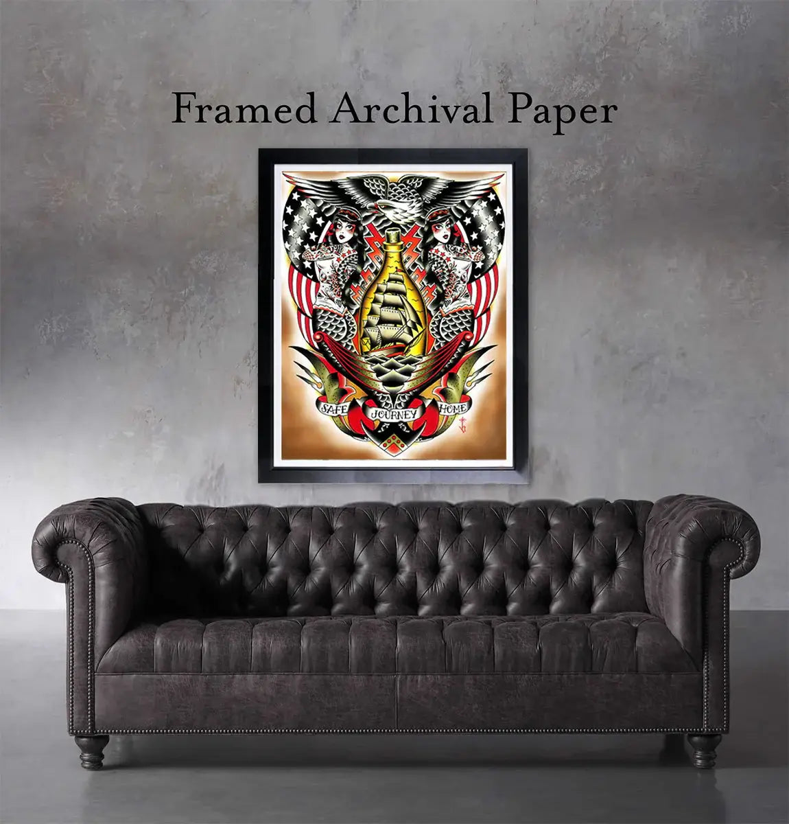 Black Market Art Company Safe Journey Print - Black Market Art Company - Flyclothing LLC