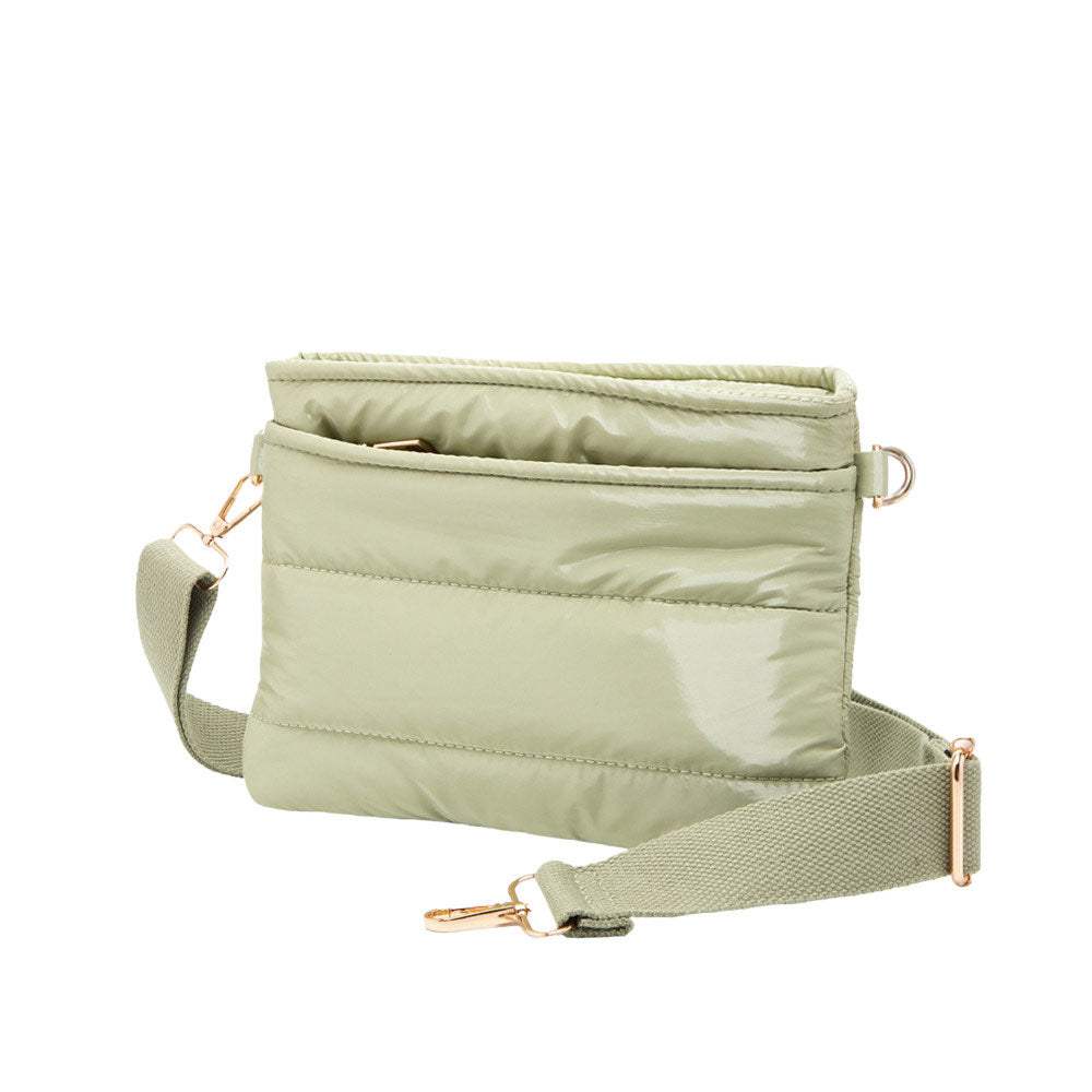 Solid Puffer Crossbody Bag - Madeline Love - Flyclothing LLC