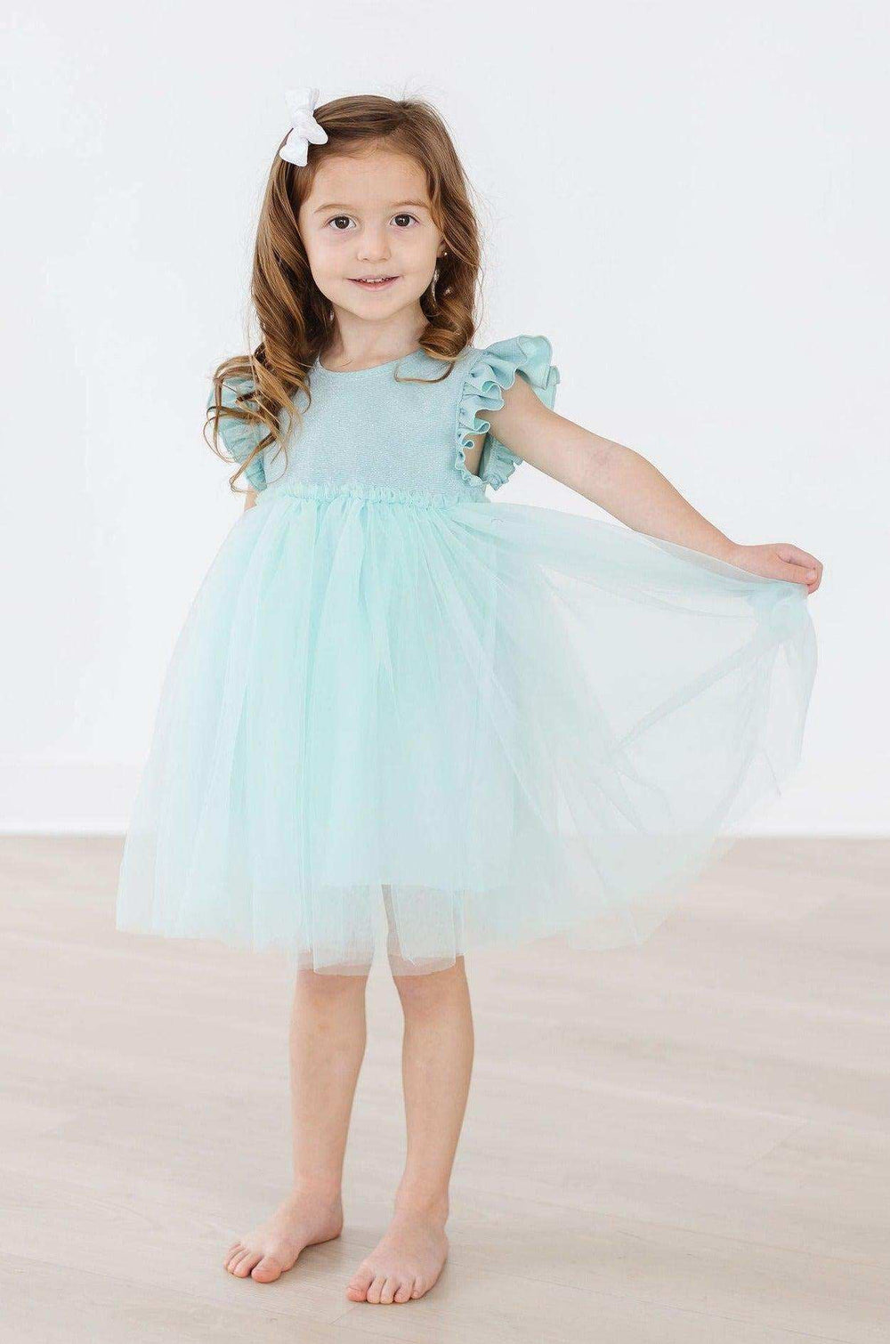 Sage Shimmer Tutu Dress - Mila & Rose ® - Flyclothing LLC