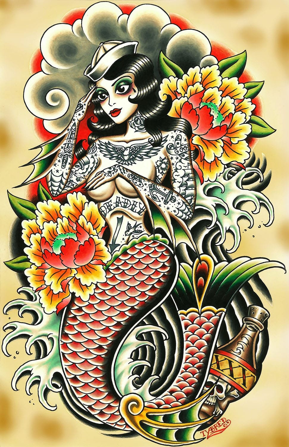 Black Market Art Company Sailor Made Print