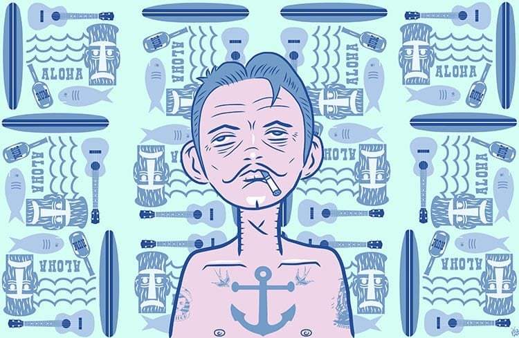 Black Market Art Company Sailor Print - Black Market Art Company - Flyclothing LLC