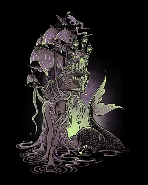 Black Market Art Company Sailors Beware Print - Black Market Art Company - Flyclothing LLC