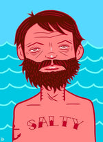 Black Market Art Company Salty Dog Print