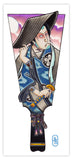 Black Market Art Company Samurai Hagoita Print